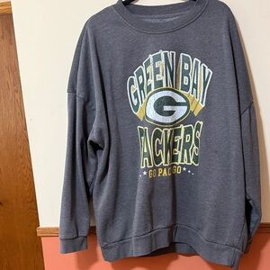 Gray Green Bay Packers Women's Sweater